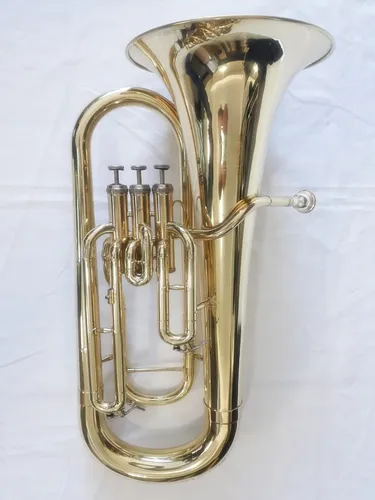 Bombardino Euphonium Weril H 672 Sib Laqueado timo Estado