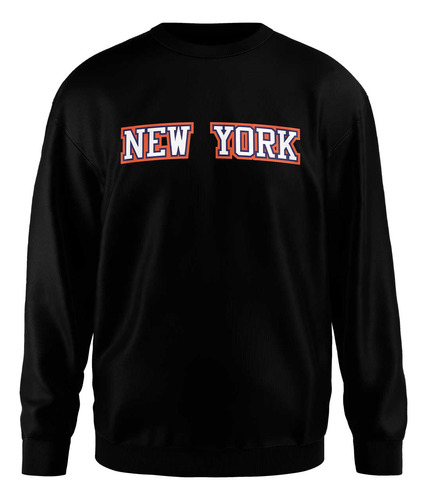 Moletom Basquete Gola Redonda New York Blusa De Frio Jrkt