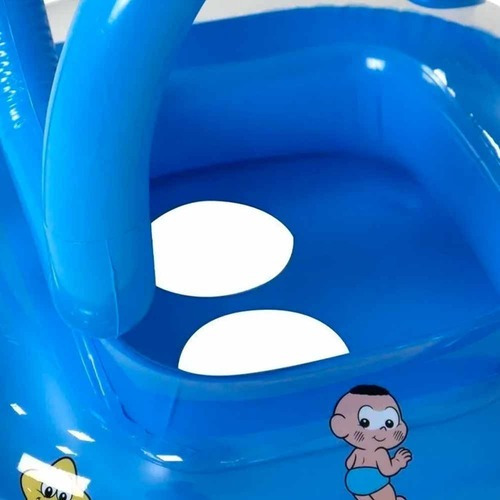 Funda inflable para piscina con forma flotante para bebés, asiento Monica Blue