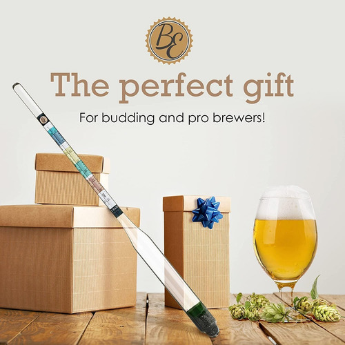 Brewer's Elite Hidrómetro Para Medición Casera De Vinos Etc