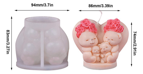 Molde De Silicona Para Velas Molde Para Velas Del Día De San