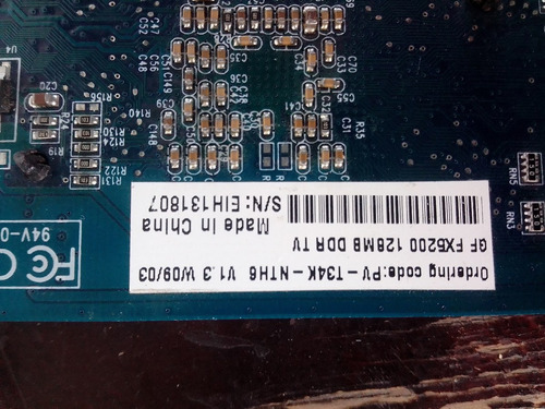 Imagen 3 de 3 de Gf Fx 5200 128mb Ddr Tv