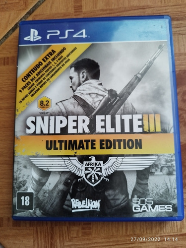 Sniper Elite 3 Ultimate Edition Ps4 Físico 