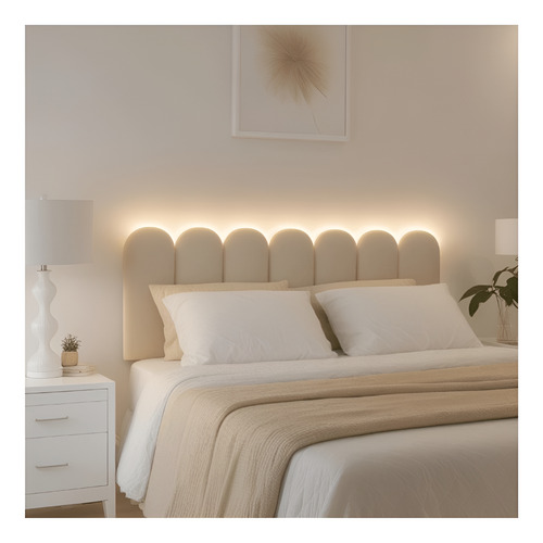 Cabeceira Nuvem Cama Box Estofada Placa Modular 45x20 Kit 7