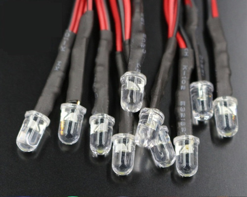 Kit 10 Leds Ultra Violeta 3mm P/ Armadilha Inseto + Resistor