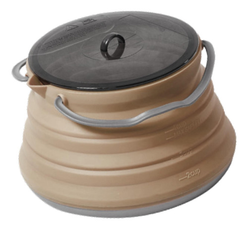 Hoja De Cocción Plegable Silicona Pot De Color De La Piel