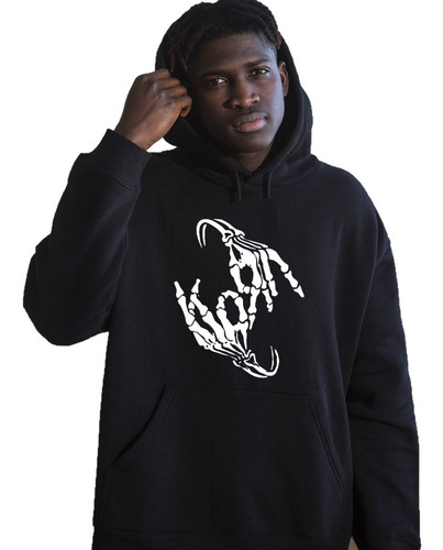 Buzo Canguro Korn - Hoodie Con Capucha Unisex - Rock