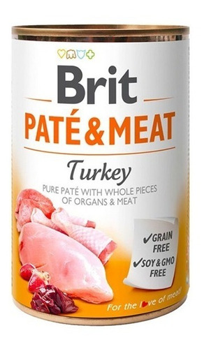 Brit Care Paté & Meat Turkey 400g Pethome