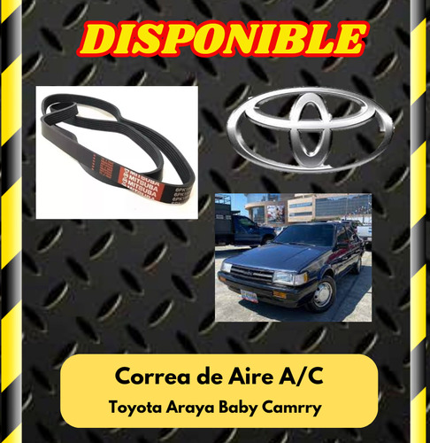 Correa De A/c Toyota Corolla Araya / Baby Camrry