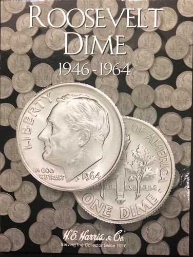 Álbum Monedas Roosvelt Dime - 1946 - 1964 - P & D + S