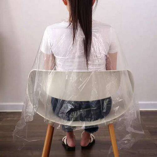 Capas Desechables Para Peluquería En Forma De T, Para Lavar
