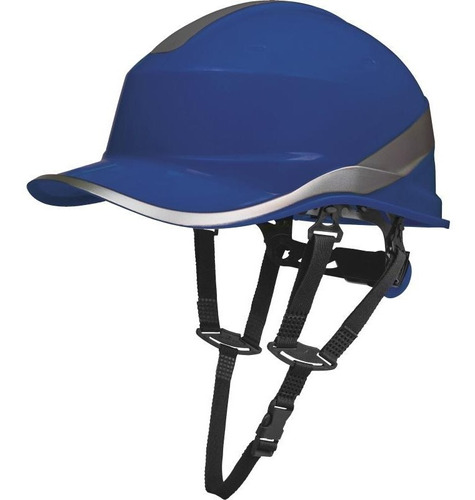 Casco De Obra Gorra De Baseball + Mentonera-arnés A Cremalle