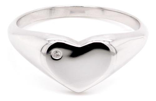 Anillo Heart En Plata Fina .925 (37248)