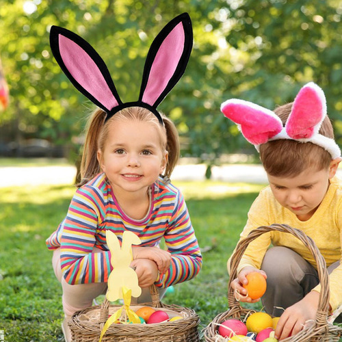 Disfraz De Conejo De Pascua Diadema Con Orejas De Conejo Dia
