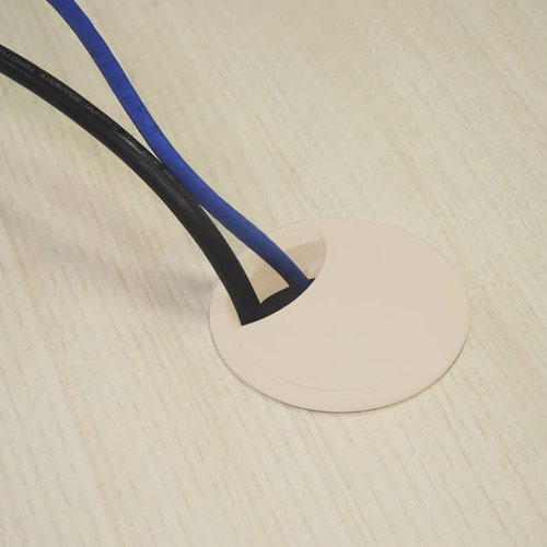 Passa Fio 59 Mm Marfim Para Mesas E Bancadas 5 Un - Bigfer