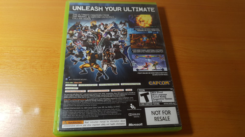 Xbox 360 | Ultimate Marvel Vs Capcom 3 | Videojuego (Usado)