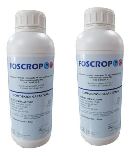 Foscrop Pk (fosforo + Potasio) Dap Fertilizante X 2 Litros
