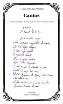 Comprar Giácomo Leopardi Cantos Edición bilingue Editorial Cátedra Letras Universales