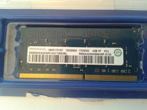 Memoria RAM 4GB 1 Ramaxel RMSA3230KE68H9F-2133