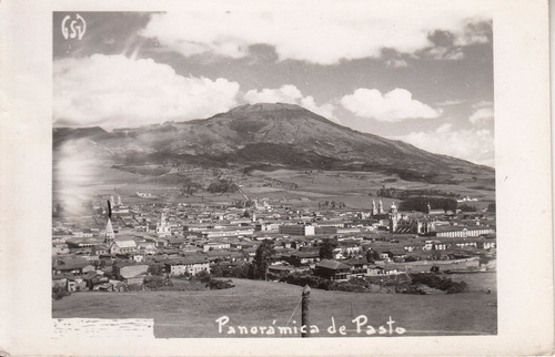 Colombia Antigua Postal Foto Panoramica Municipio De Pasto