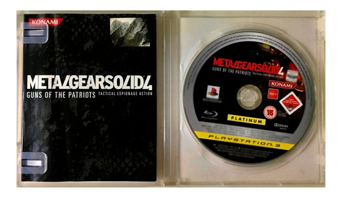 Imagem 3 de 3 de Jogo Ps3 Metal Gear Solid 4 Guns Of The Patriots Midia Fisic