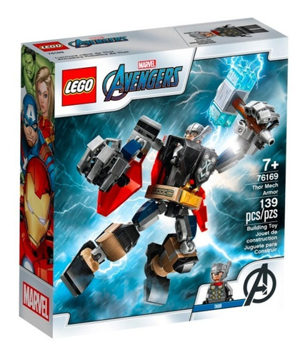 Lego Marvel Avenger Armadura De Thor 139 Piezas Bentancor Ou