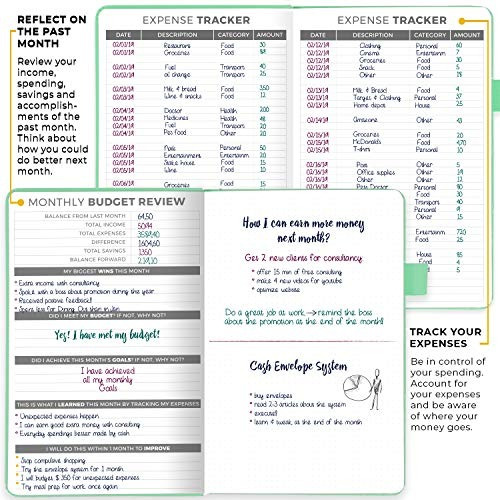 Cuaderno De Seguimiento De Gastos Sin Fecha Clever Fox Budge