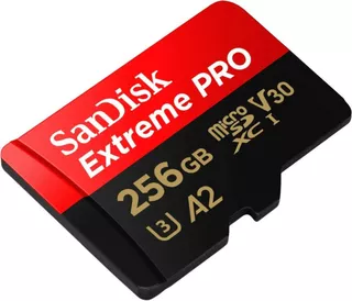 Memoria Microsd Sandisk Extreme Pro 256gb A2 200mbs C/adapt