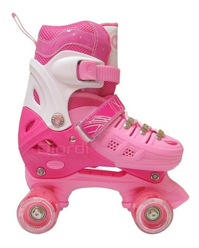 Patines De 4 Ruedas Con Luces  Quad Roller Soy Luna 34-37