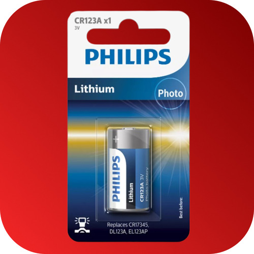 Pilha 123 Bateria De Lítio 123 Cilindrica Pilha Dl123 3volts