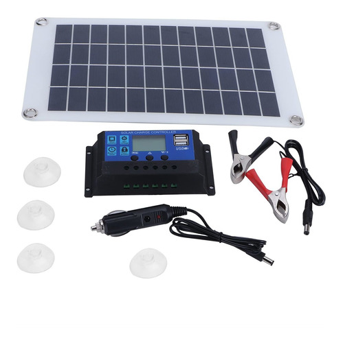 Kit Panel Solar Modulo Fotovoltaico Polisilicio 10 W 18 V Rv