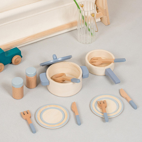 Juego De Cocina De Madera Para Juego De Simulación Juego De