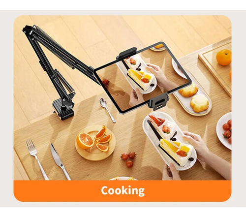 . Soporte Para Tableta Para Cama Con Brazo De Metal .