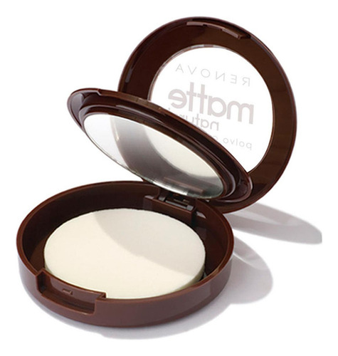 Maquillaje En Polvo Compacto Renova Matte Natural Beige Natural Cara 10.5g