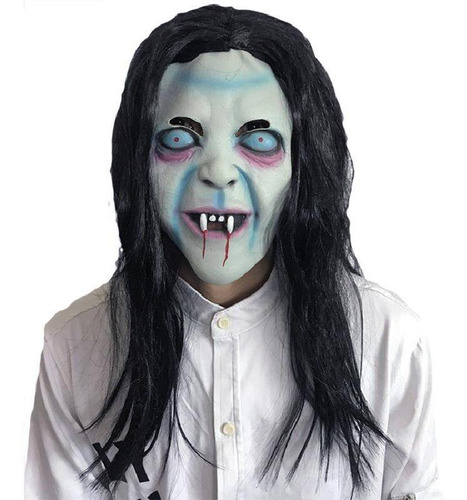 Bruja Del Terror De Halloween Pelo Largo Maldiciendo Sadako