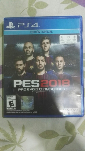 Vendo Pes 2018 Ps4