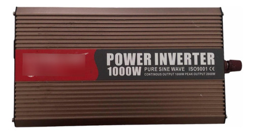 Inversor Solar Onda Pura 24v 1000w Salida 120v Ac Usb