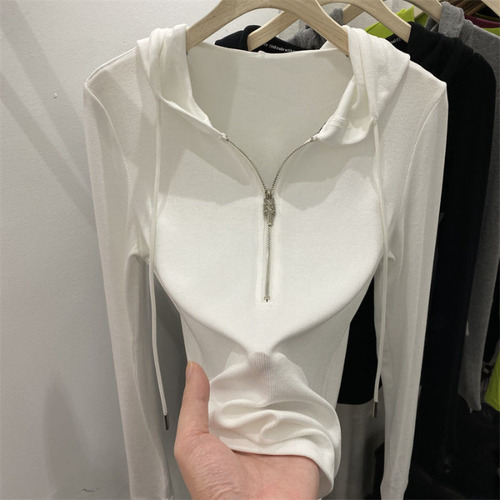 Playera Con Capucha De Fibra De Poliéster Para Otoño/inviern
