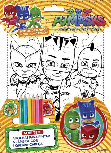 Livro: Diversão Com Pj Masks, De Entertainment One Uk Limited. Série Indefinido, Vol. 01. On Line Editora, Capa Mole, Edição 01 Em Português, 2020