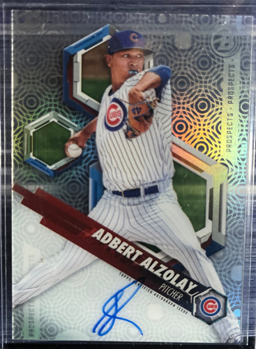 Abdert Alzolay 2018 Bowman High Tek Prospect Autograph