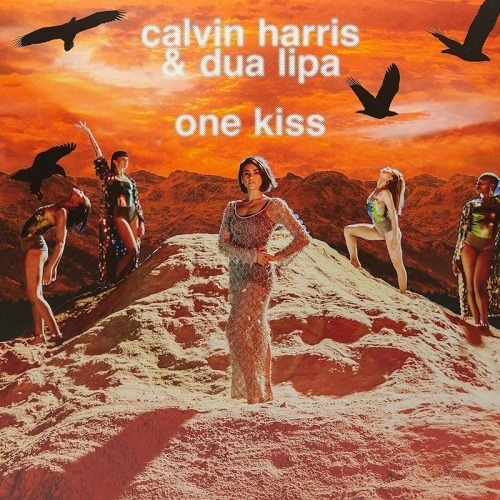Calvin Harris & Dua Lipa One Kiss Vinilo Maxi 12  Nuevo Imp