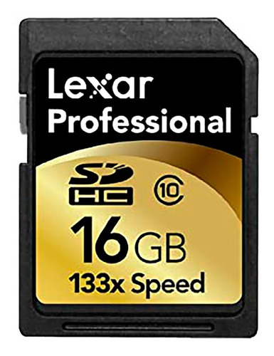 Tarjeta De Memoria Sd Lexar Profesional 133x Class 10 16gb