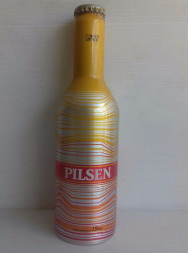 Botella Llena Pilsen Cerveza Conmemorativa Aluminio 330ml