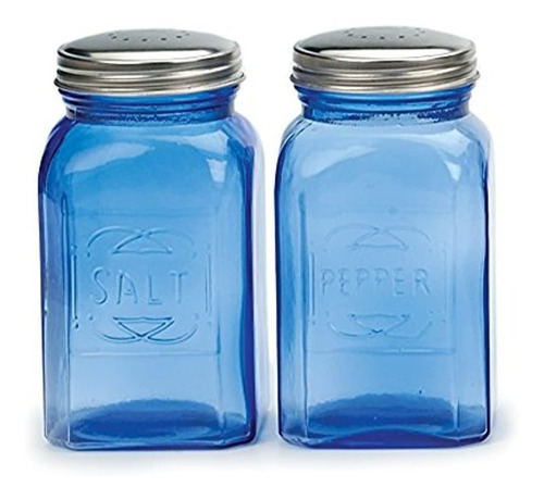 Rsvp International - Botellas/tapas De Acero Inoxidable Azul