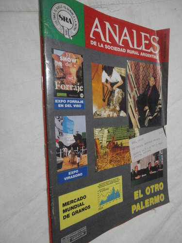 Anales De La Sociedad Rural Argentina Nº 5 Noviembre 1995