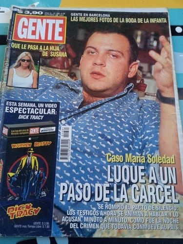 Revista Gente Sole Yabran 9 10 1997 N1679 