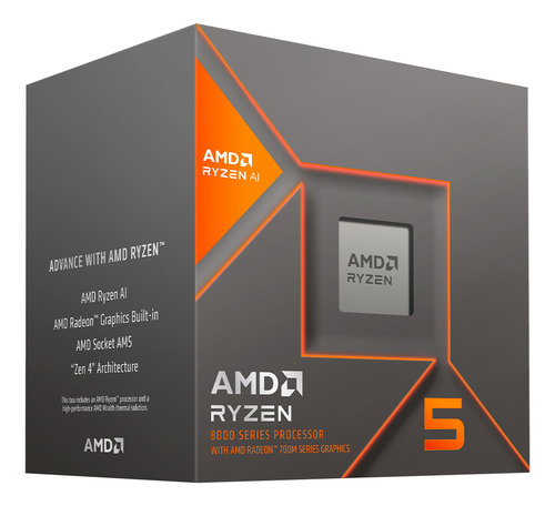 Procesador Amd Ryzen 5 8600g 6 Nucleos Radeon 760m Gaming