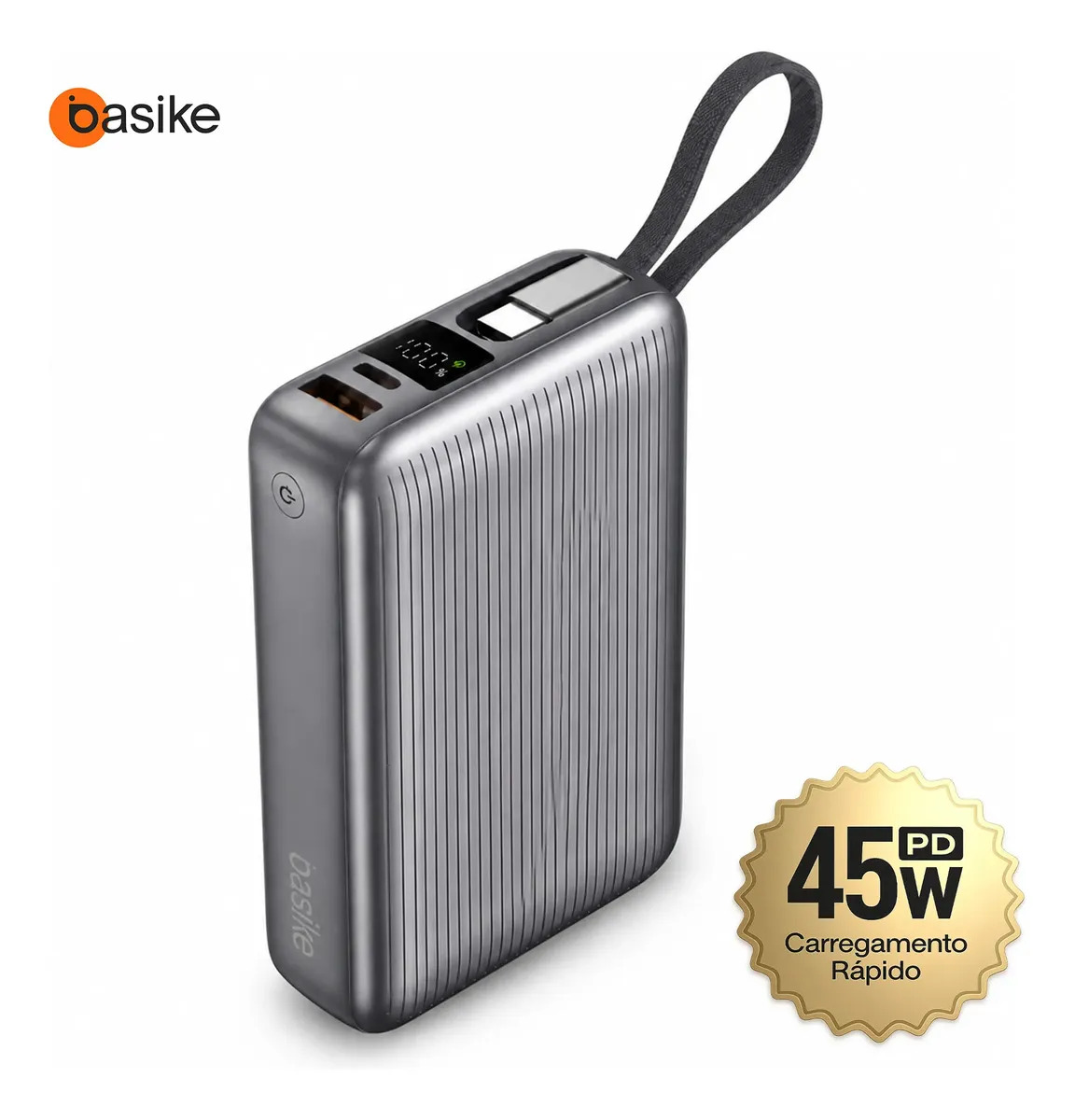 Carregador Portátil Basike B203 20.000mAh 45W Turbo