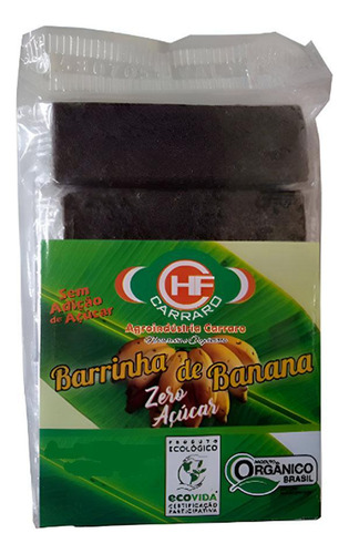Barra de cereal HF CARRARO Barrinha de Banana sem glúten sabor banana