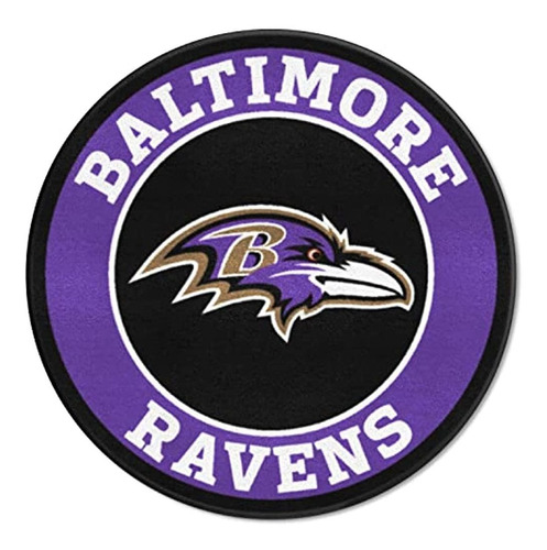 Fanmats 17951 Nfl Baltimore Ravens Roundel Mat, 27  De Diáme